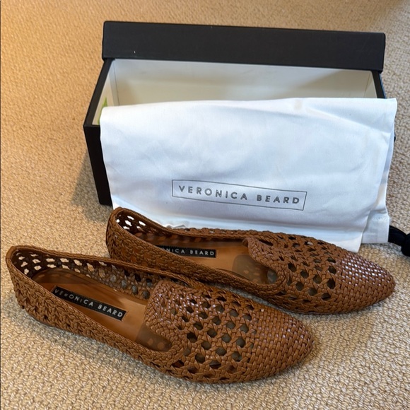 Veronica Beard Griffin Basket Weave Flats - Picture 3 of 4